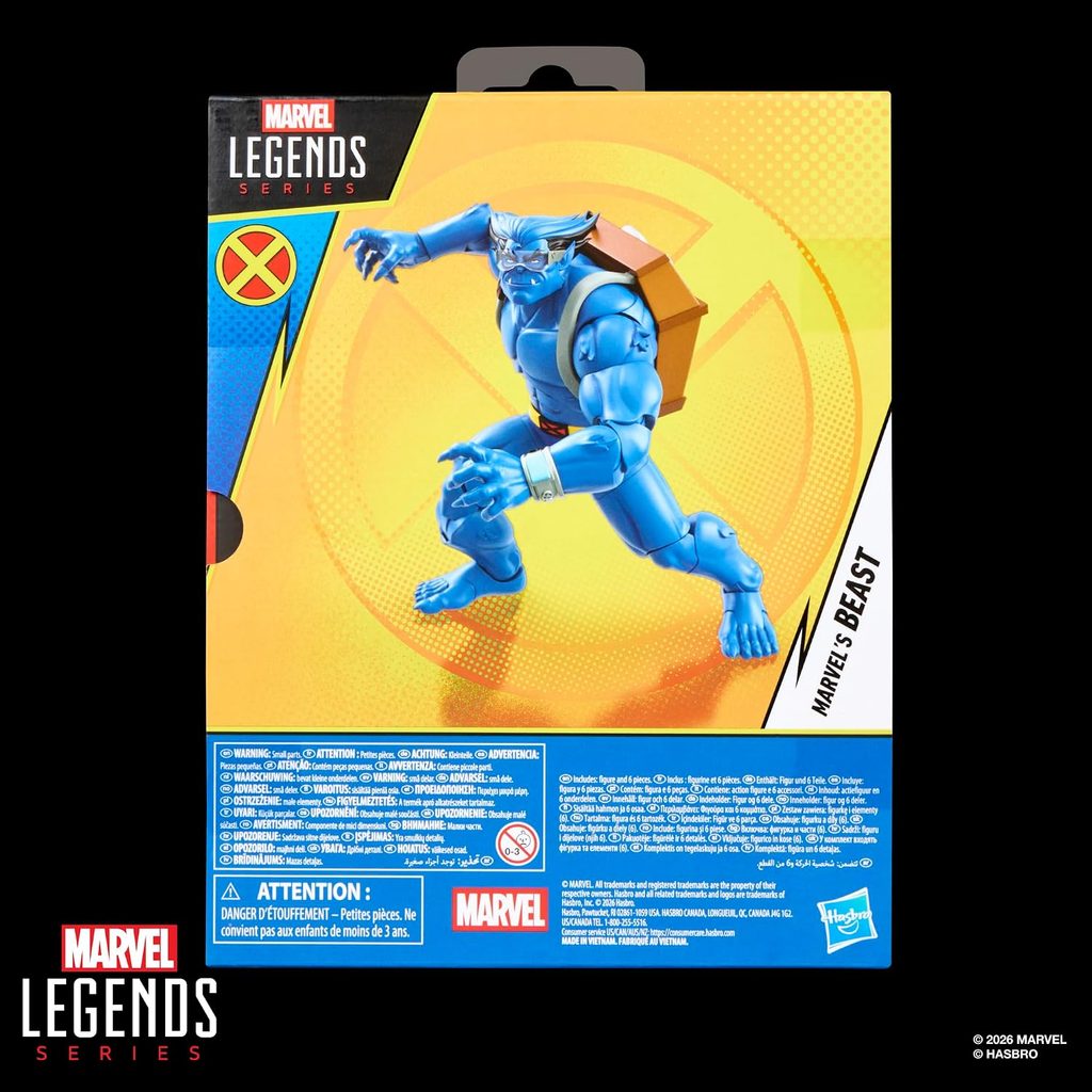 Hasbro - Marvel's Beast - X-Men '97 - 6-Zoll-Actionfigur aus der Marvel Legends Serie