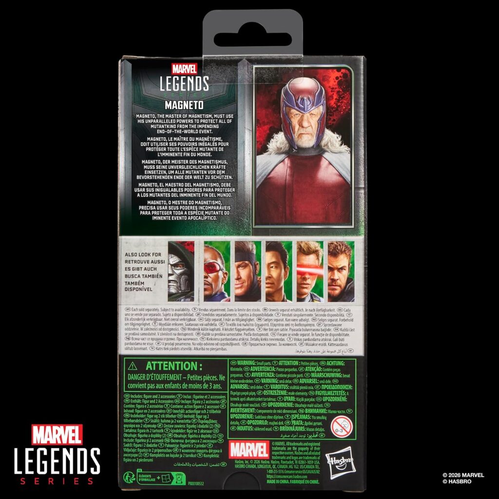 Hasbro - Marvel Legends Series - Magneto - Avengers: Doomsday 6-Zoll-Figur