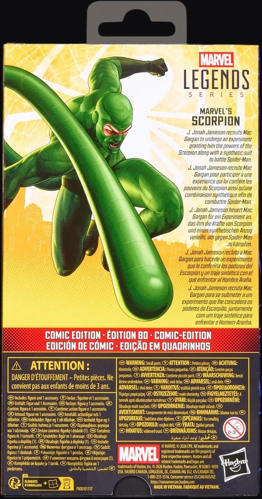 Hasbro - Scorpion - Marvel Legends - 6 Inch Amazon-Exklusiv-Figur aus Spider-Man: Brand New Day