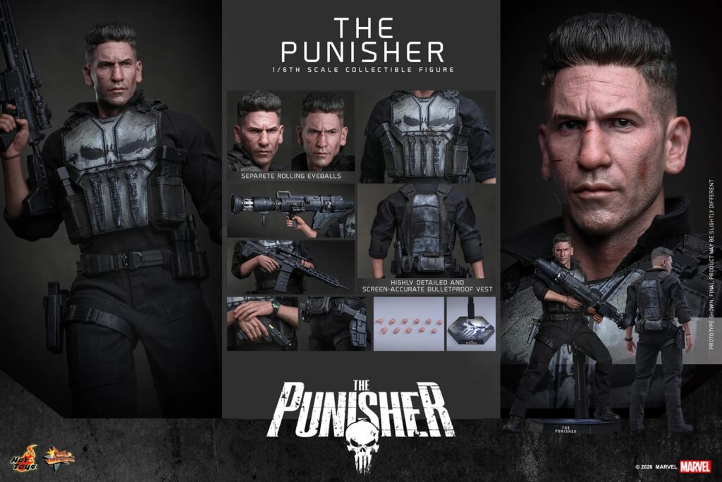 Hot Toys - The Punisher MMS904 - 1/6 Scale Figur aus Spider-Man: Brand New Day