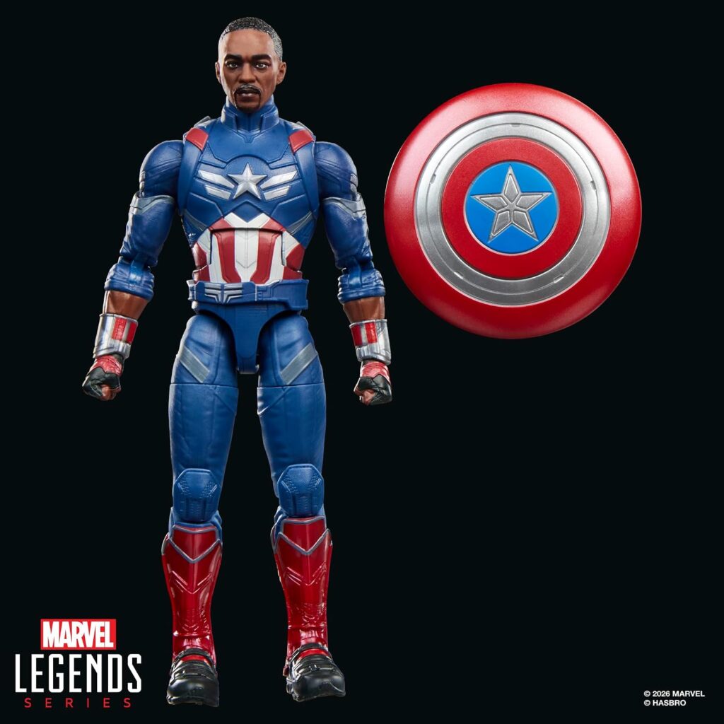 Hasbro - Marvel Legends Captain America - Avengers: Doomsday 6-Zoll-Figur mit Schild und Rucksack