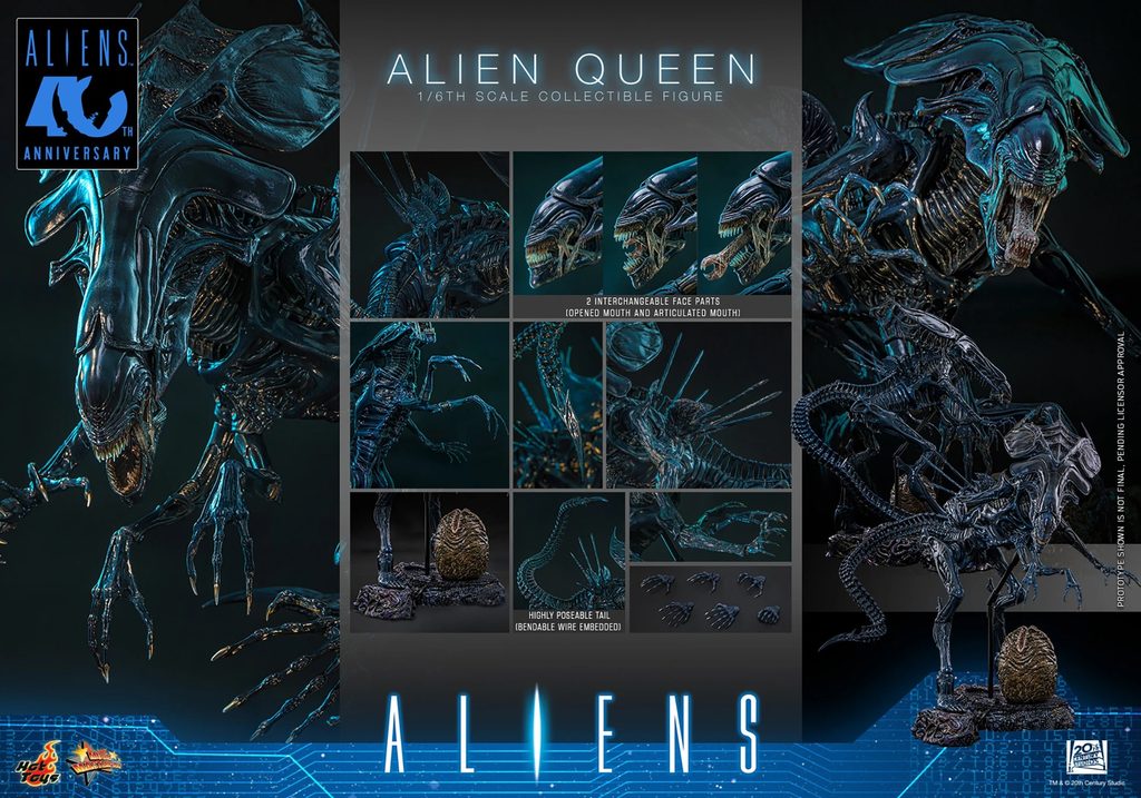 Hot Toys - Alien Queen - MMS903 1/6 Scale Figur zum 40. Aliens-Jubiläum