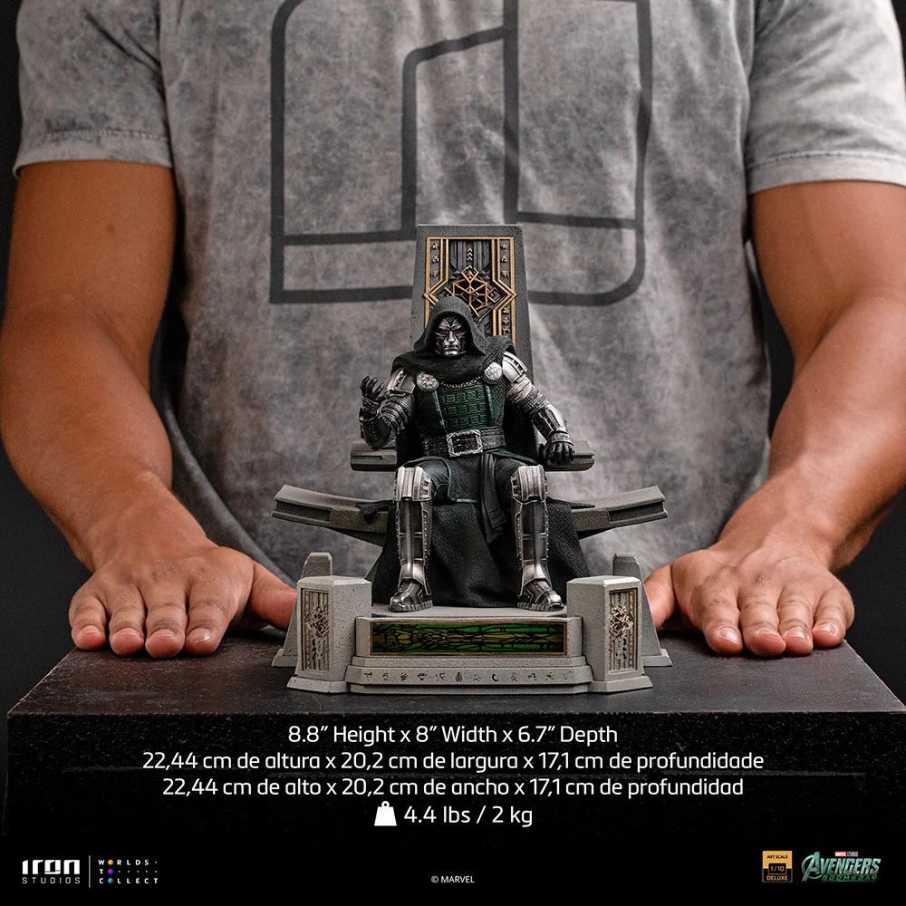 Iron Studios - Doctor Doom on Throne - Art Scale 1/10 Statue aus Avengers: Doomsday