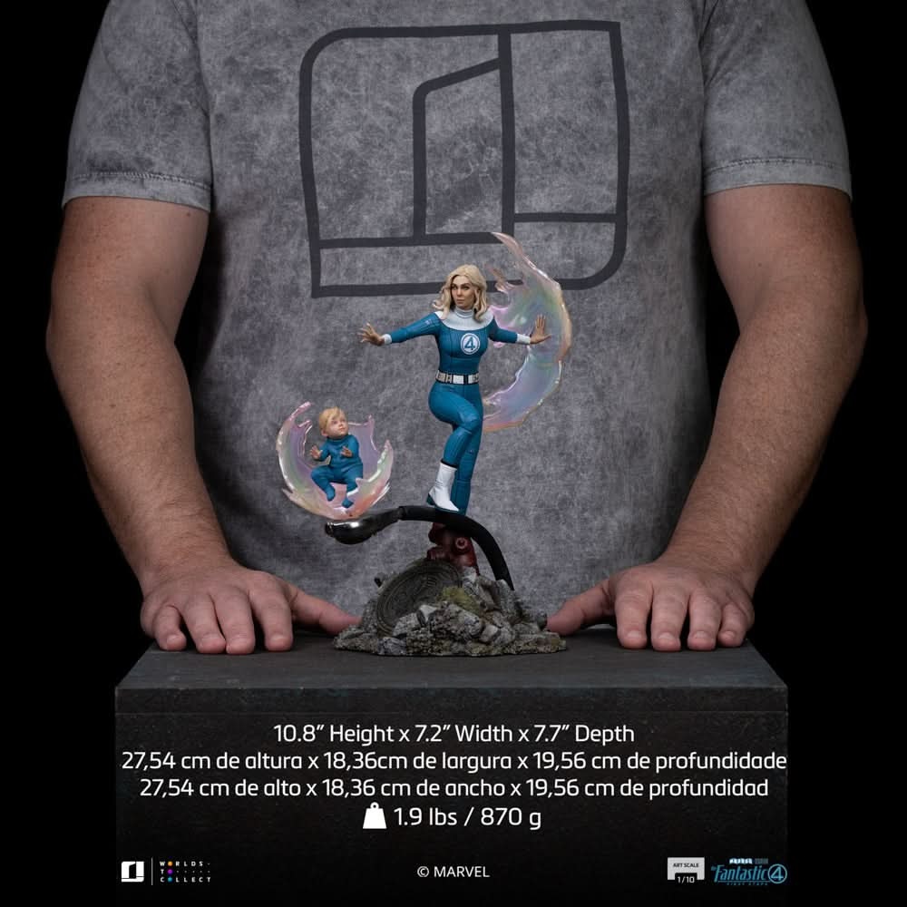 Iron Studios - Invisible Woman - Art Scale 1/10 Statue aus The Fantastic Four: First Steps