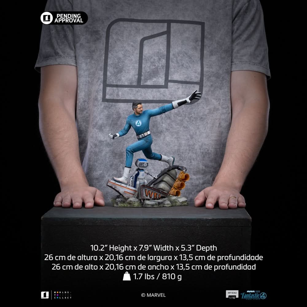 Iron Studios - Mister Fantastic - Art Scale 1/10 Statue aus The Fantastic Four: First Steps