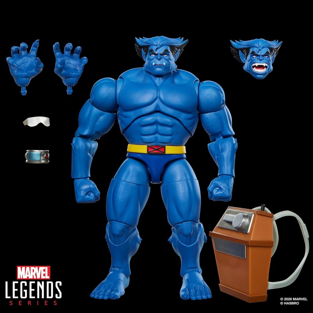 Hasbro - Marvel's Beast - X-Men '97 - 6-Zoll-Actionfigur aus der Marvel Legends Serie