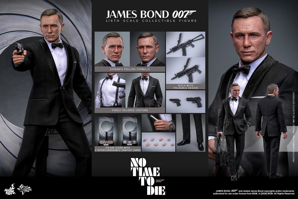 Hot Toys - James Bond - No Time to Die - MMS803 1/6 Scale Sixth Scale Figur
