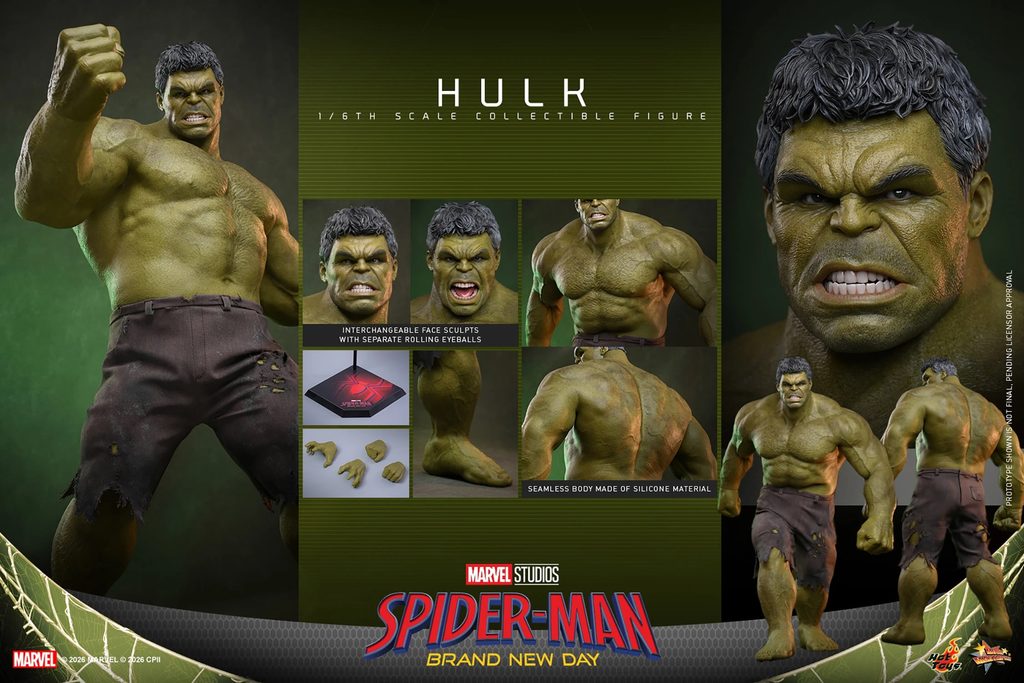 Hot Toys - Hulk - Sixth Scale Figur aus Spider-Man: Brand New Day