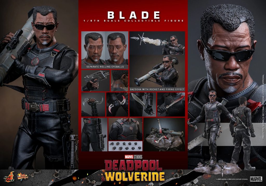 Hot Toys - Blade - Sixth Scale Figur aus Deadpool & Wolverine