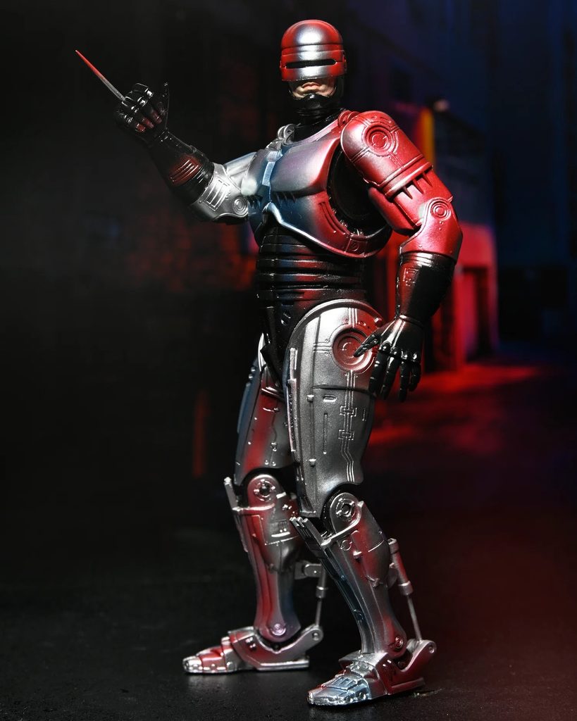 NECA - RoboCop Poster Series Ultimate - RoboCop 7 Zoll Figur im Kinoplakat-Design