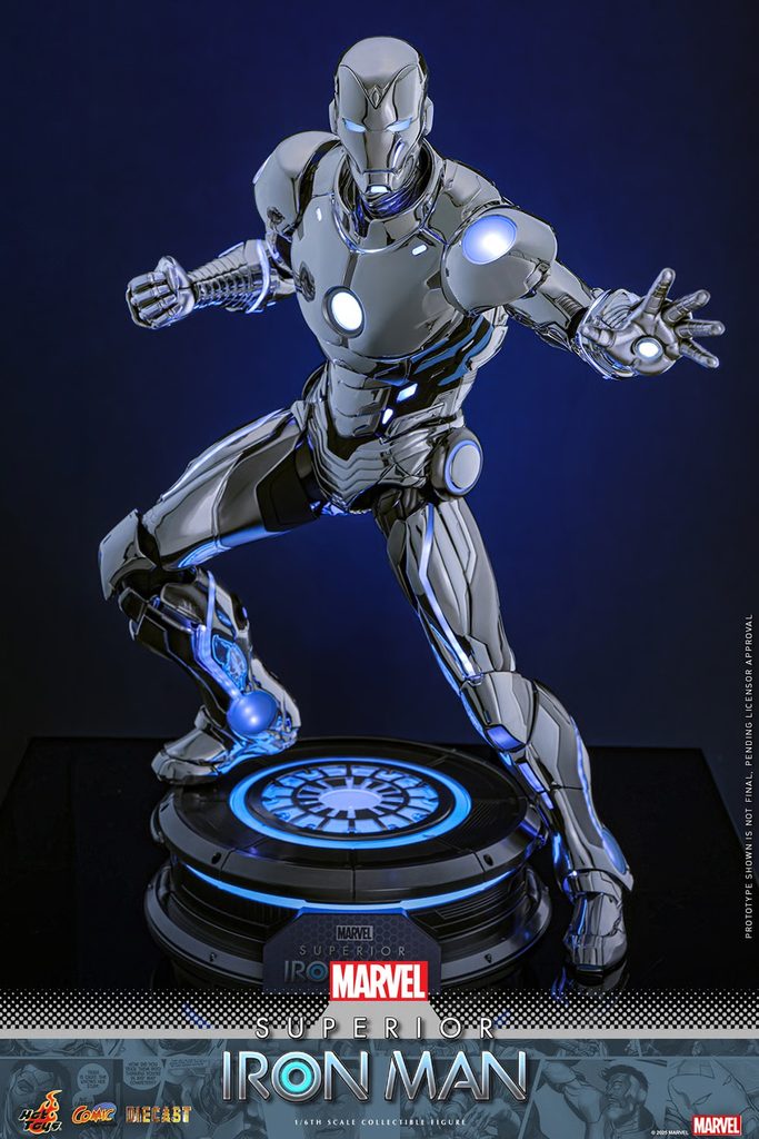 Hot Toys - Superior Iron Man - CMS026D73 mit Diecast-Rüstung und LED-Funktion