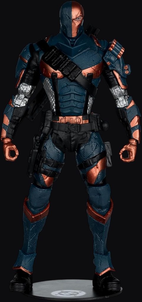 McFarlane - Deathstroke Arkham Origins - DC Multiverse 7-Zoll-Figur mit sieben Waffen