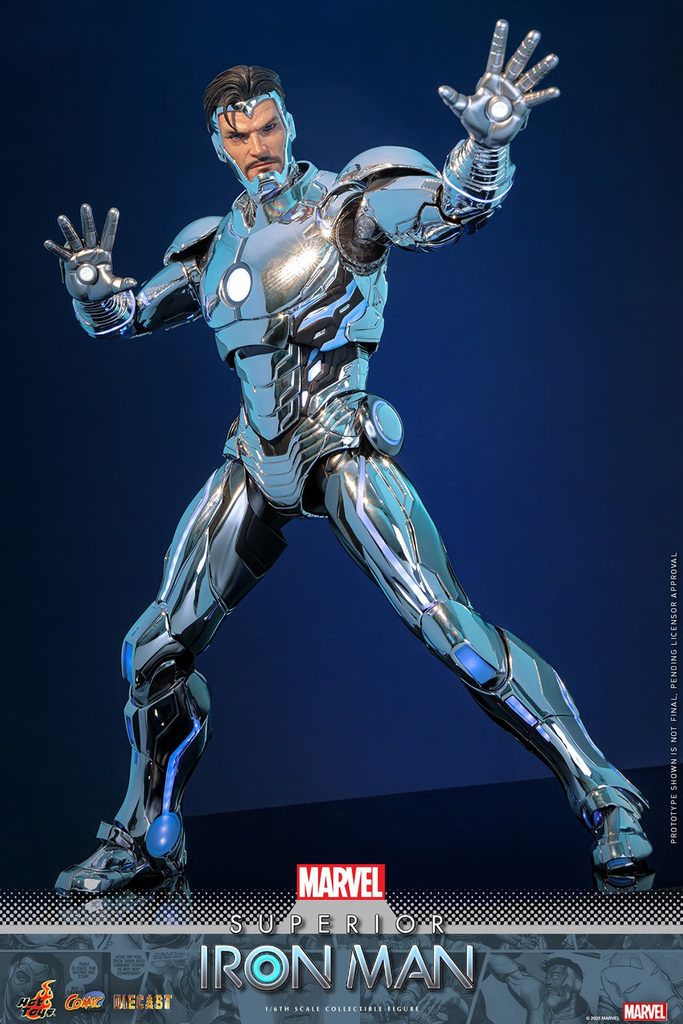 Hot Toys - Superior Iron Man - CMS026D73 mit Diecast-Rüstung und LED-Funktion