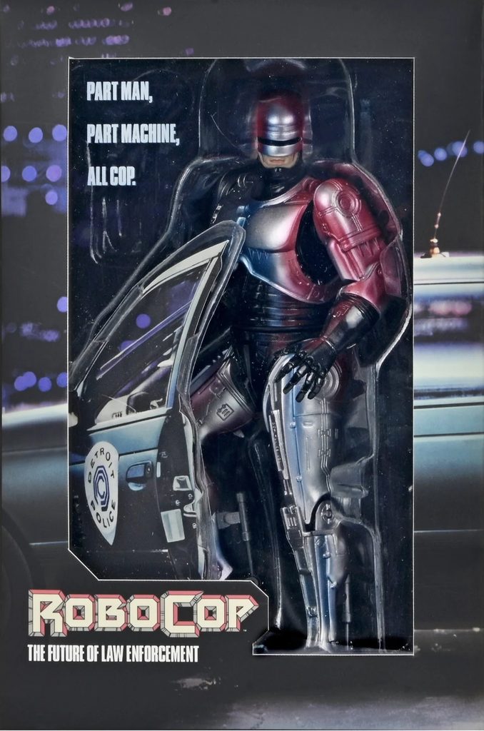NECA - RoboCop Poster Series Ultimate - RoboCop 7 Zoll Figur im Kinoplakat-Design