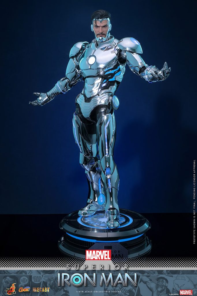 Hot Toys - Superior Iron Man - CMS026D73 mit Diecast-Rüstung und LED-Funktion