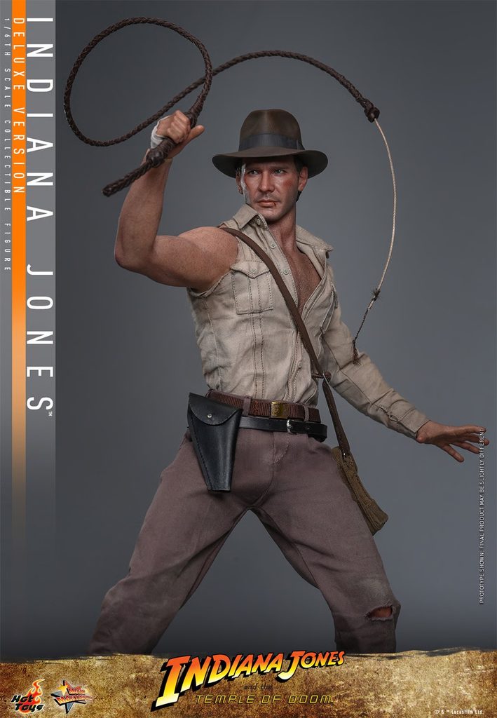 Hot Toys - Indiana Jones - Deluxe Version Sixth Scale Figur aus Temple of Doom mit Skull-Altar-Diorama