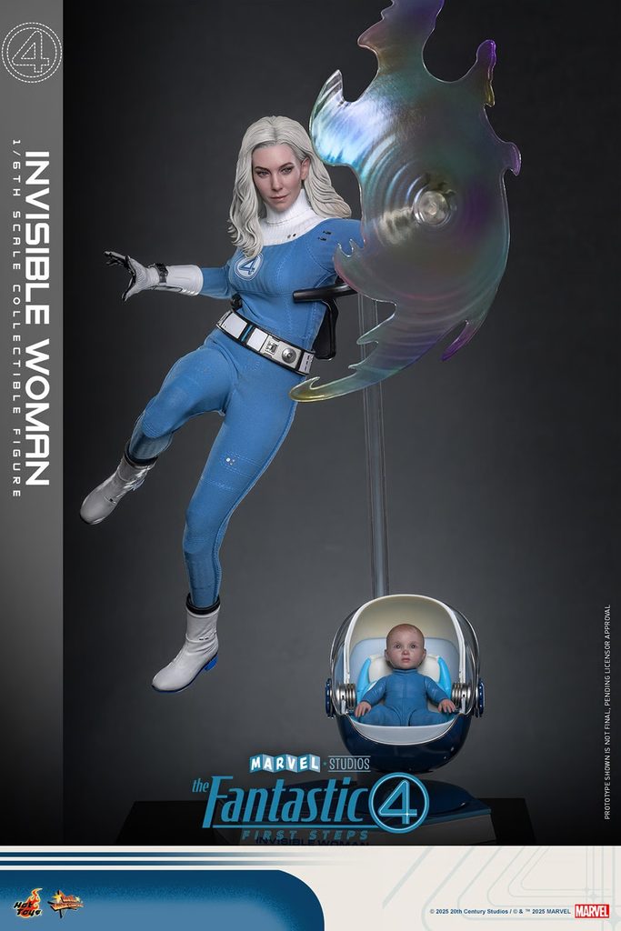 Hot Toys - Invisible Woman - MMS823 1/6 Scale Figur aus The Fantastic Four: First Steps
