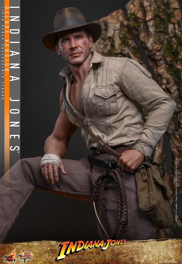 Hot Toys - Indiana Jones - Deluxe Version Sixth Scale Figur aus Temple of Doom mit Skull-Altar-Diorama