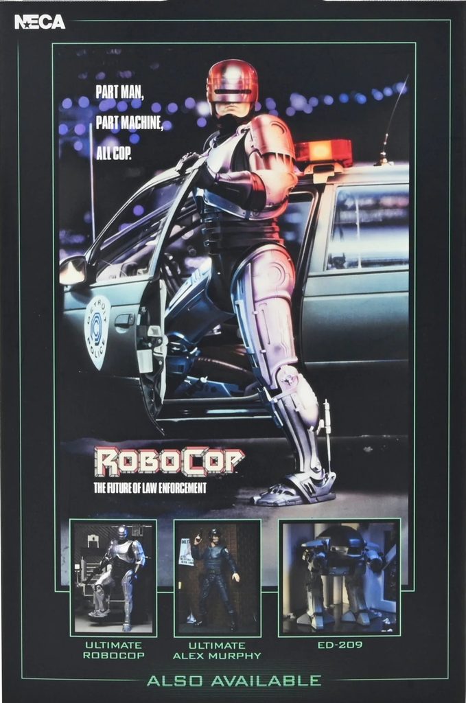 NECA - RoboCop Poster Series Ultimate - RoboCop 7 Zoll Figur im Kinoplakat-Design