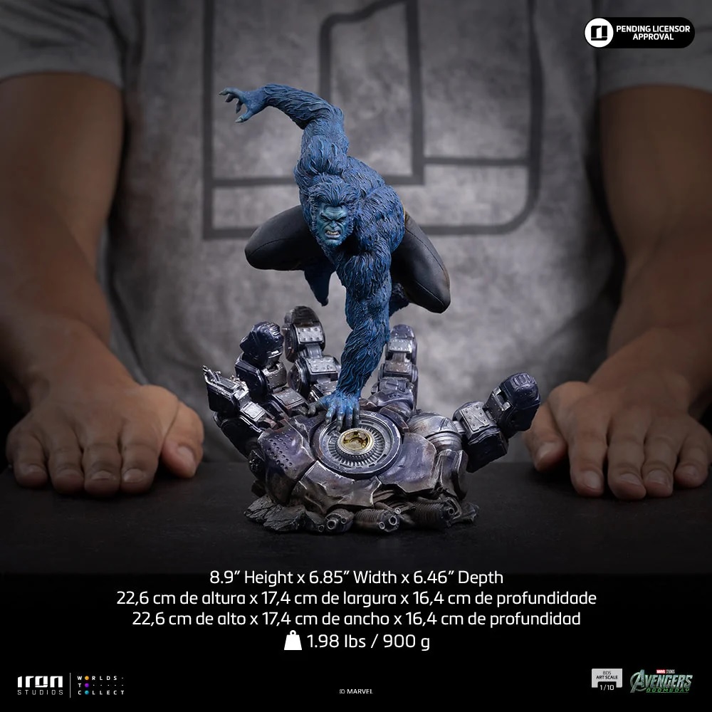 Iron Studios - Beast - BDS Art Scale 1/10 Statue aus Avengers: Doomsday