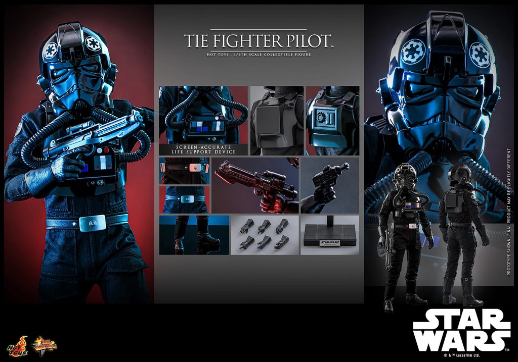 Hot Toys - TIE Fighter Pilot - 1/6 Scale Figur aus Star Wars
