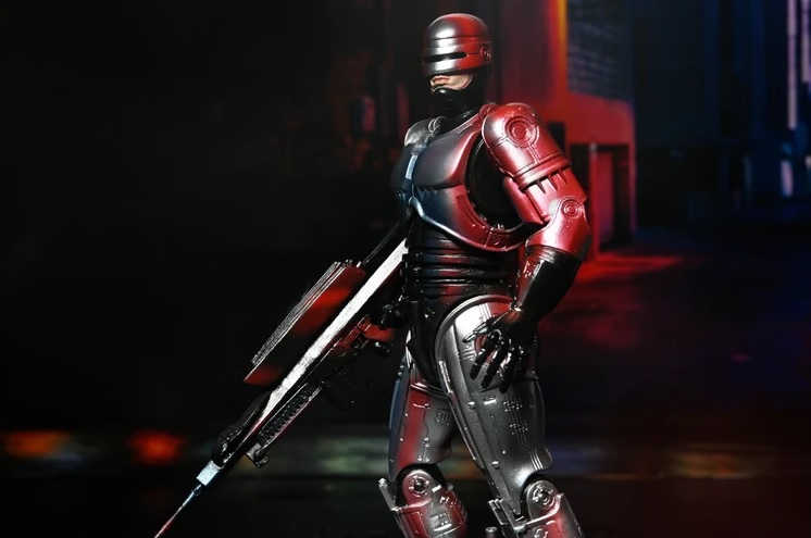 NECA - RoboCop Poster Series Ultimate - RoboCop 7 Zoll Figur im Kinoplakat-Design