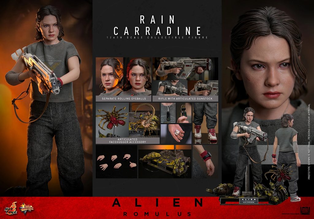 Hot Toys - Rain Carradine - Sixth Scale Figur aus Alien: Romulus mit Facehugger-Diorama
