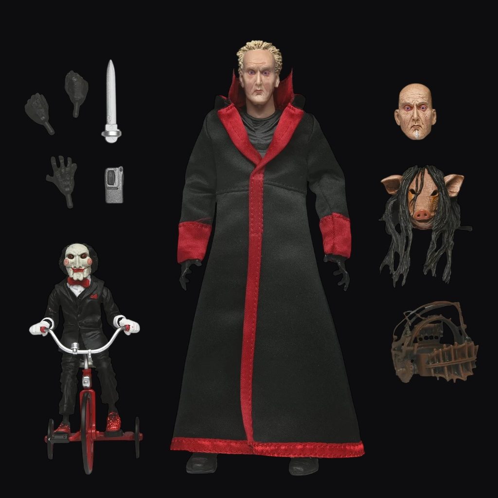 NECA - Jigsaw Killer - Ultimate 7 Zoll Actionfigur mit Black Robe aus Saw