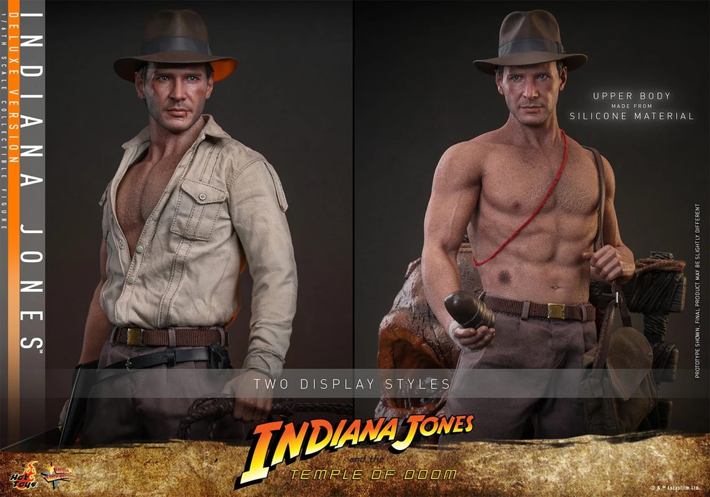 Hot Toys - Indiana Jones - Deluxe Version Sixth Scale Figur aus Temple of Doom mit Skull-Altar-Diorama