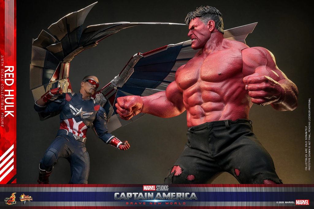 Hot Toys - Red Hulk - MMS797 1/6 Scale Figur aus Captain America: Brave New World