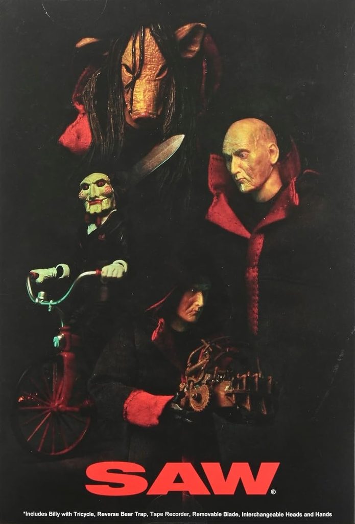 NECA - Jigsaw Killer - Ultimate 7 Zoll Actionfigur mit Black Robe aus Saw