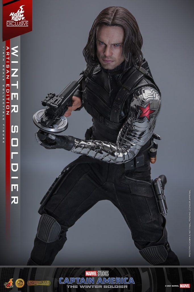 Hot Toys – Winter Soldier (Artisan Edition) – MMS790AE mit Echtleder und implantiertem Haar, limitiert auf 3.000 Stück