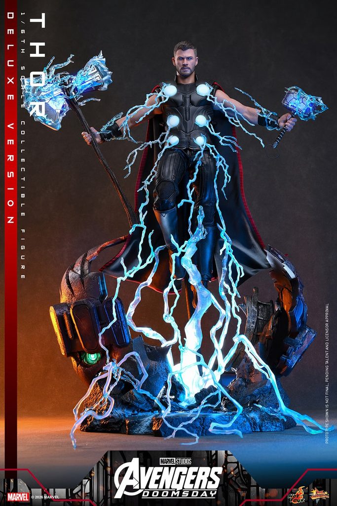 Hot Toys – Thor – Deluxe Version MMS919 mit Sentinel-Diorama-Base aus Avengers: Doomsday