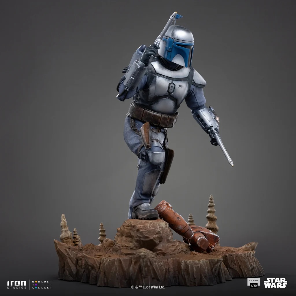 Iron Studios – Jango Fett – Art Scale 1/10 Statue aus Star Wars: Angriff der Klonkrieger