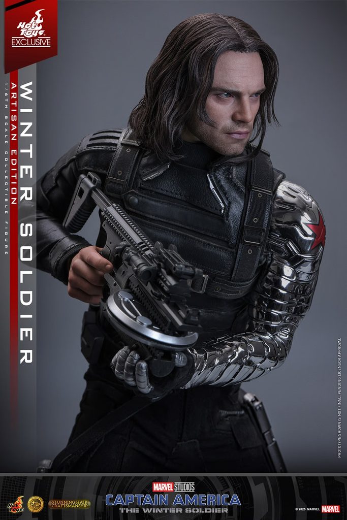 Hot Toys – Winter Soldier (Artisan Edition) – MMS790AE mit Echtleder und implantiertem Haar, limitiert auf 3.000 Stück