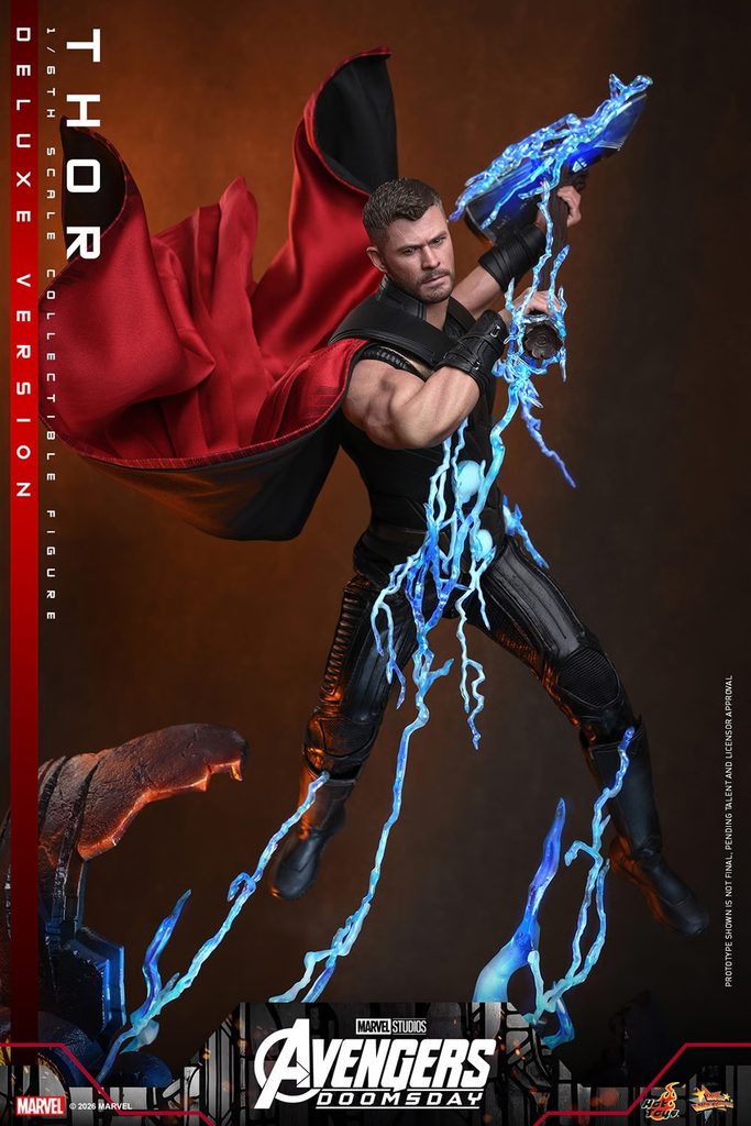 Hot Toys – Thor – Deluxe Version MMS919 mit Sentinel-Diorama-Base aus Avengers: Doomsday