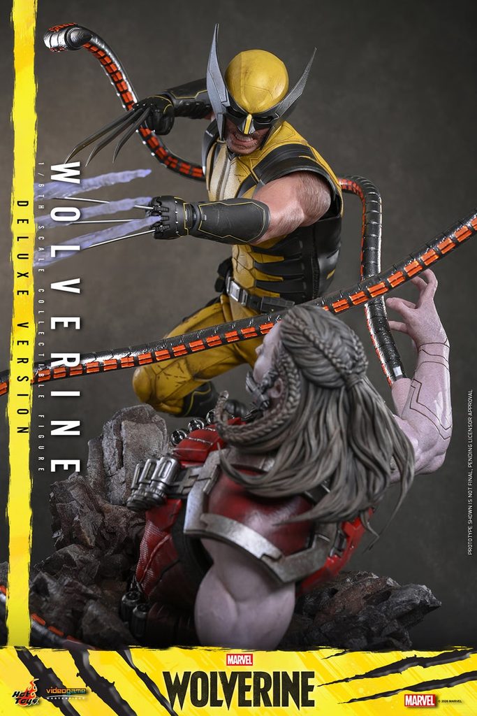 Hot Toys – Wolverine (Deluxe Version) – VGM92 1/6 Scale Figur aus Marvel’s Wolverine mit Omega-Red-Diorama