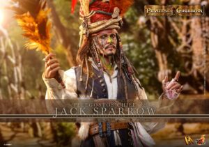 Hot Toys – Pelegostos Chief Jack Sparrow – DX48 1/6 Scale Figur aus Fluch der Karibik 2 mit Stammes-Diorama – Jetzt Vorbestellen