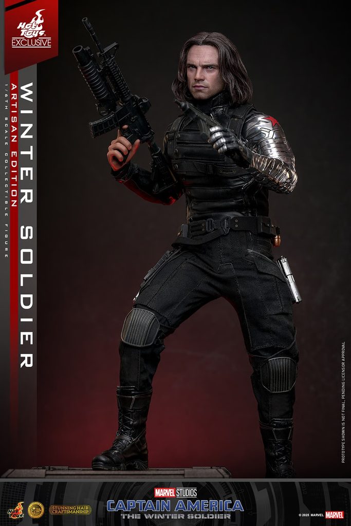 Hot Toys – Winter Soldier (Artisan Edition) – MMS790AE mit Echtleder und implantiertem Haar, limitiert auf 3.000 Stück