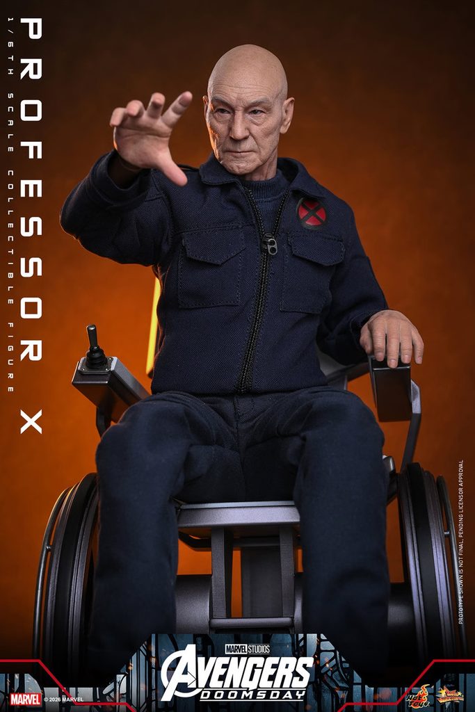 Hot Toys – Professor X – MMS917 1/6 Scale Figur mit Rollstuhl aus Avengers: Doomsday