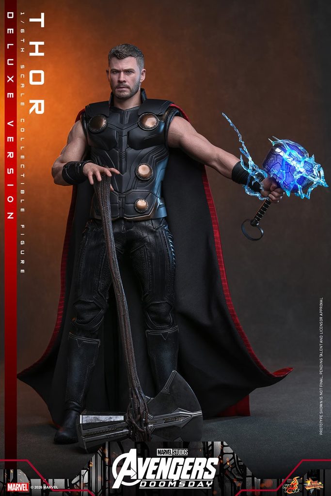 Hot Toys – Thor – Deluxe Version MMS919 mit Sentinel-Diorama-Base aus Avengers: Doomsday