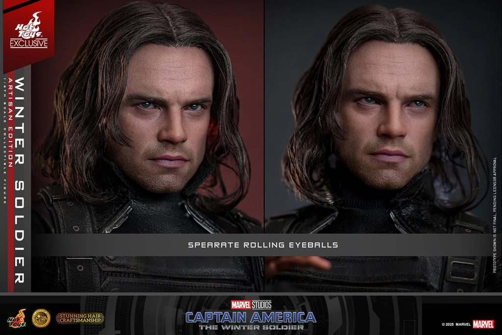 Hot Toys – Winter Soldier (Artisan Edition) – MMS790AE mit Echtleder und implantiertem Haar, limitiert auf 3.000 Stück