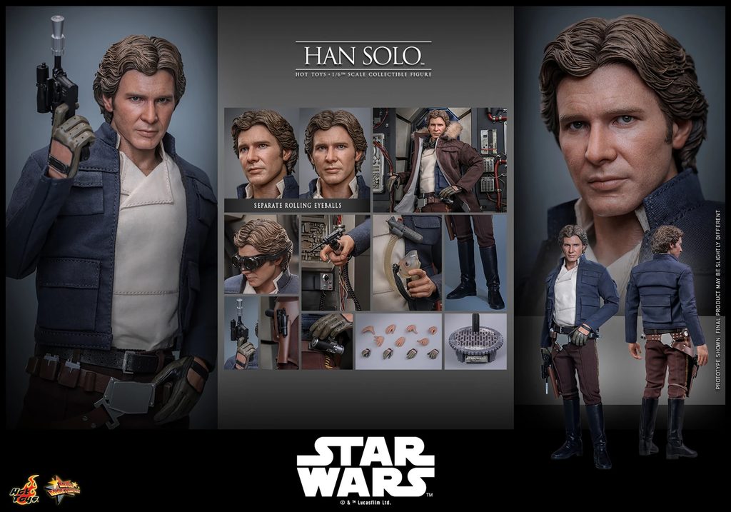 Hot Toys – Han Solo – MMS846 1/6 Scale Figur im Hoth-Outfit aus Das Imperium schlägt zurück