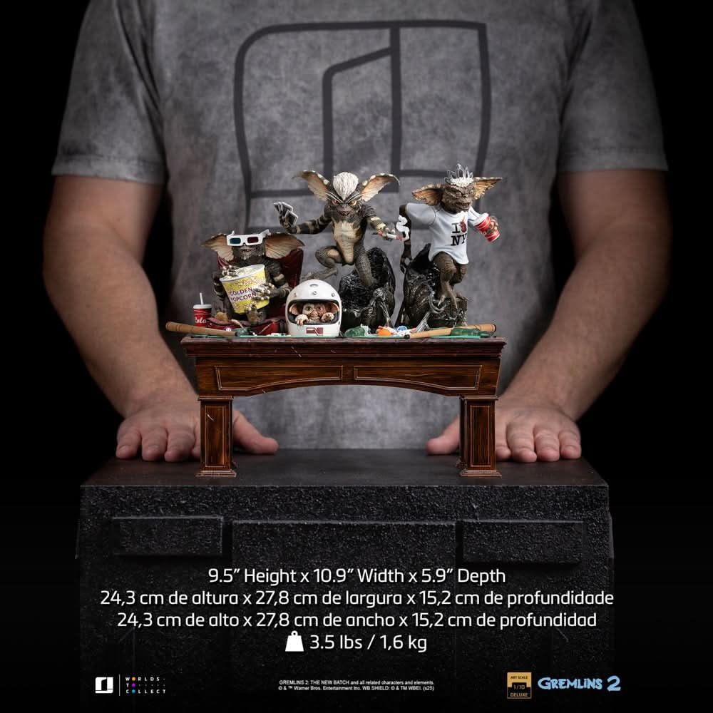 Iron Studios – Gremlins Diorama – Art Scale 1/10 Statue aus Gremlins 2: Die Rückkehr der kleinen Monster