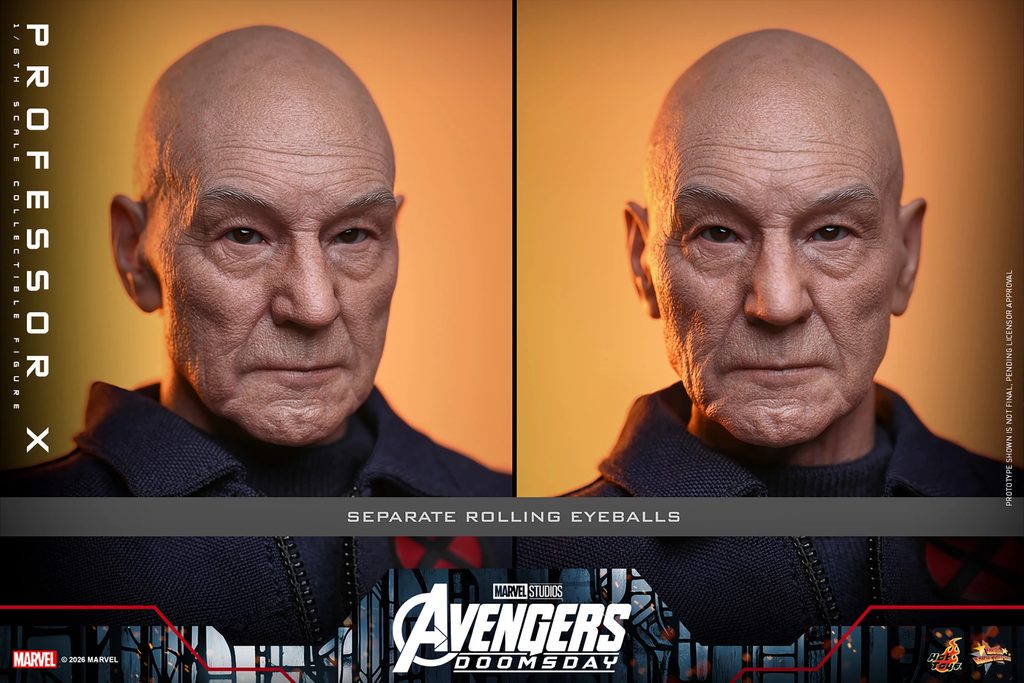 Hot Toys – Professor X – MMS917 1/6 Scale Figur mit Rollstuhl aus Avengers: Doomsday