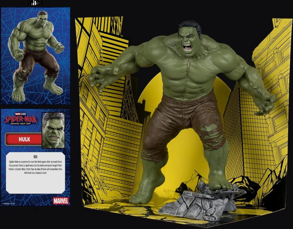 McFarlane – Hulk – 1:10 Posed Figure mit Diorama-Szene aus Spider-Man: Brand New Day