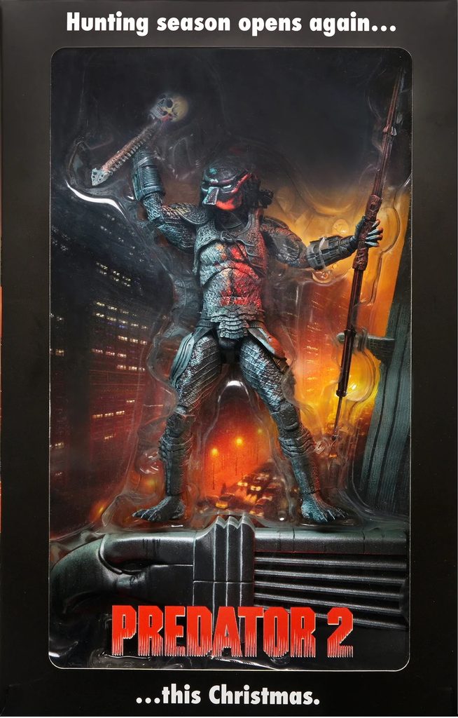 NECA – Predator 2 City Hunter – Poster Series 7″ Figur mit Gargoyle-Base