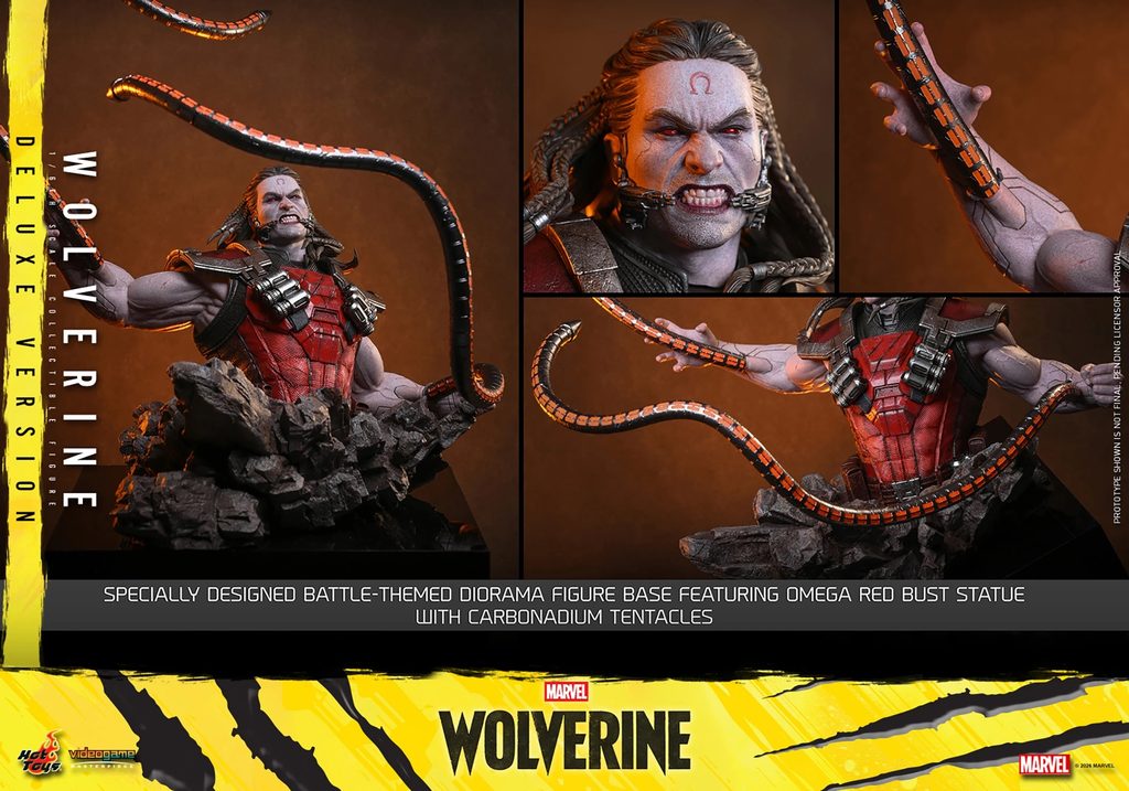 Hot Toys – Wolverine (Deluxe Version) – VGM92 1/6 Scale Figur aus Marvel’s Wolverine mit Omega-Red-Diorama