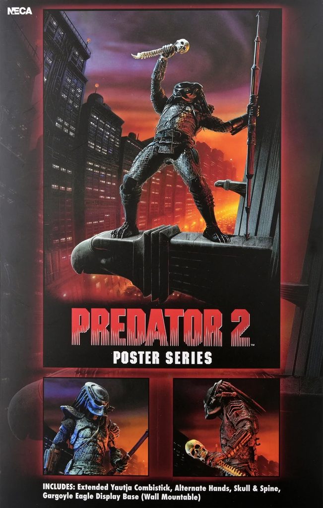NECA – Predator 2 City Hunter – Poster Series 7″ Figur mit Gargoyle-Base