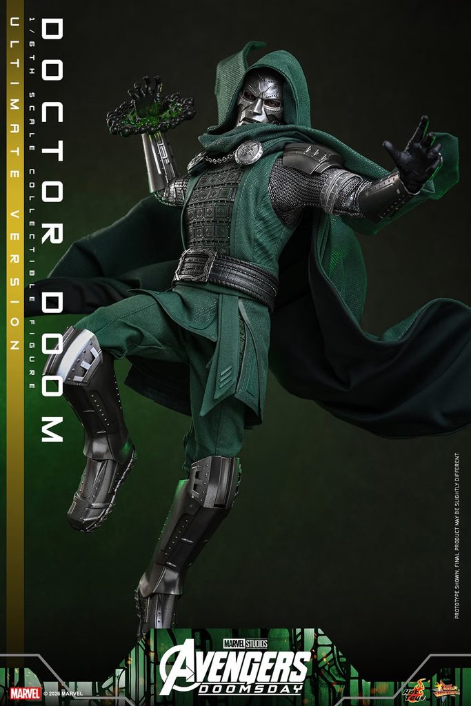 Hot Toys – Doctor Doom (Ultimate Version) – MMS907 mit Sentinel-Hand-Diorama aus Avengers: Doomsday